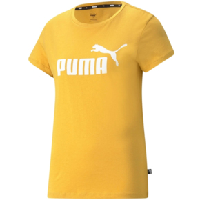 Koszulka damska Puma ESS Logo Tee żólta 586775 37