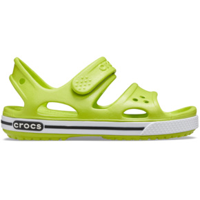 Sandały dla dzieci Crocs Crocband II Sandal limonkowo-czarne 14854 3T3