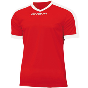Koszulka Givova Revolution Interlock czerwono-biała MAC04 1203