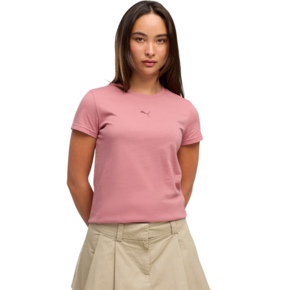 Koszulka damska Puma Ess Centered Cat Logo Tee różowa 692916 48