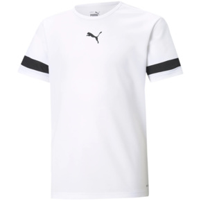 Koszulka dla dzieci Puma teamRISE Jersey Jr biała 704938 04