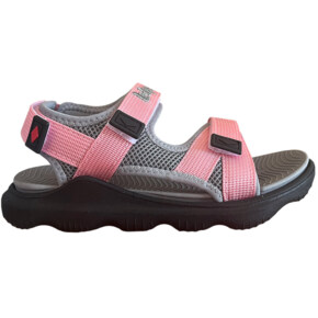 Sandały dla dzieci Lee Cooper szaro-różowe LCW-24-34-2603K 