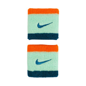 Frotki na rękę Nike Swoosh Wristbands 2 szt. zielone N1012405322