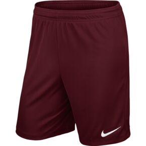 Spodenki męskie Nike Park II Knit Short NB bordowe 725887 677  