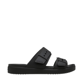 Klapki damskie Crocs Brooklyn Buckle Low czarne 211215 001