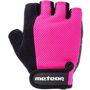 Rękawiczki rowerowe Meteor GL Basic 20 różowe 26131-26132-26133