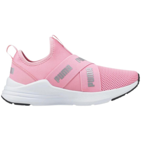 Buty dla dzieci Puma Wired Run Slip On Summer Jr różowe 383732 01