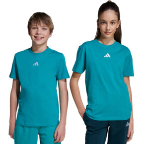 Koszulka dla dzieci adidas Essentials Tee 160 zielona JW0005
