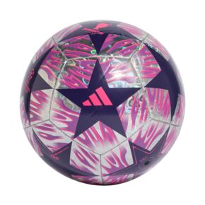 Piłka nożna adidas UCL 25/26 Final Training Foil fioletowa JX9104