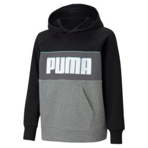 Bluza dla dzieci Puma Alpha Hoodie TR czarna 585892 01