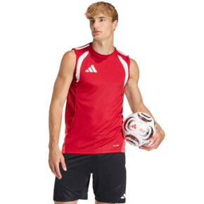 Koszulka męska adidas Tiro 26 Competition Sleeveless Jersey czerwona KA7610