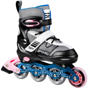 Łyżworolki Spokey Arya 28-32 czarno-różowe 927030