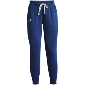 Spodnie damskie Under Armour Rival Fleece Joggers niebieskie 1356416 404			