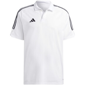 Koszulka męska adidas Tiro 23 League Polo biała HS3580