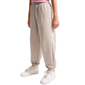 Spodnie dla dzieci Nike Sportswear Studio Fleece beżowe IM4905 211