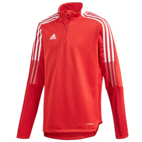 Bluza dla dzieci adidas Tiro 21 Training Top Youth czerwona GM7323