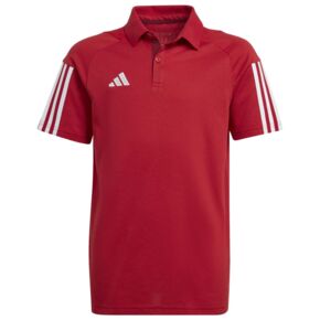 Koszulka dla dzieci adidas Tiro 23 Competition Cotton Polo czerwona HI4715