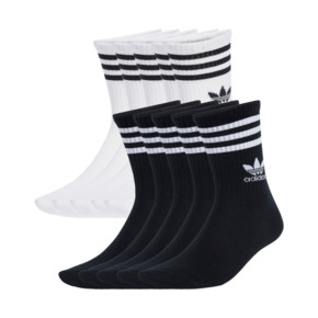 Skarpety adidas 3 Stripes Crew 10 Pairs białe, czarne JY0231