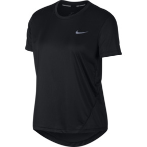 Koszulka damska Nike W Miler Top SS czarna AJ8121 010