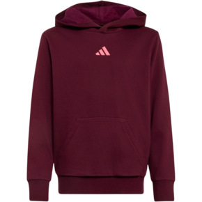 Bluza dla dzieci adidas Essentials Hoodie bordowa KT3380