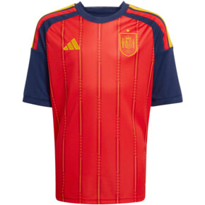 Koszulka dla dzieci adidas Spain 26 Home Jersey czerwona JZ5757