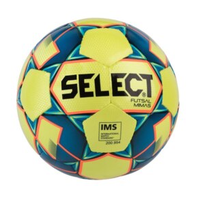 Piłka Halowa SELECT Futsal MIMAS IMS żółto-niebieska