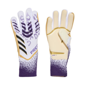 Rękawice bramkarskie adidas Predator GL Pro biało-fioletowe JZ5787 
