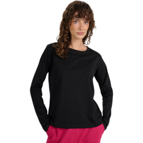 Koszulka damska 4F longsleeve F431 głęboka czerń 4FWMM00TLONF431 20S