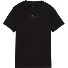 Koszulka dla dzieci Puma Ess Script Tee czarna 692542 01