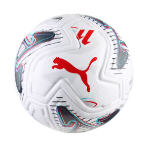 Piłka nożna Puma Stellar Nitro Ultimate LaLiga biało-czerwono-czarna 85078 01