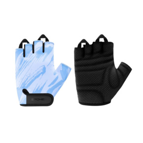 Rękawiczki rowerowe Spokey Ride czarno-niebieskie 946568-946569-946570