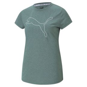 Koszulka damska Puma RTG Heather Logo Tee zielona 586455 45