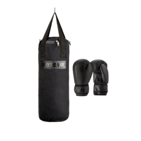 Zestaw bokserski Meteor worek 6 kg, rękawice bokserskie 6 oz Meteor 17691 
