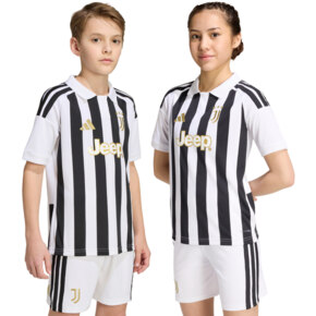 Koszulka dla dzieci adidas Juventus 26/27 biało-czarna KB8836