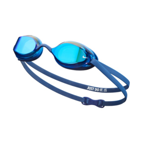 Okulary pływackie Nike Legacy Comfort niebieskie NESSF132-440 OS