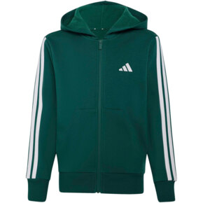 Bluza dla dzieci adidas Essentials Full-Zip zielona KT3373