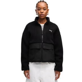 Kurtka damska Puma Re:Fibre Sherpa czarna 694567 01