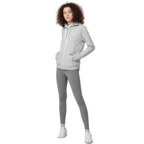 Bluza damska 4F chłodny jasny szary melanż H4Z22 BLD353 27M