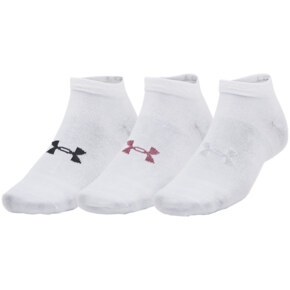 Skarpety Under Armour Essential Low 3 pary białe 1382958 100