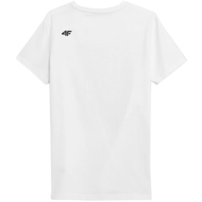 Koszulka męska 4F biała H4Z21 TSM033 10S
