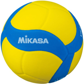 Piłka siatkowa Mikasa VS170W żółto-niebieska