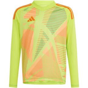 Koszulka bramkarska dla dzieci adidas Tiro 24 Competition Long Sleeve Goalkeeper limonkowa IU0294