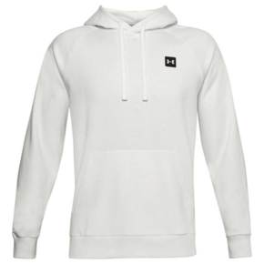 Bluza męska Under Armour Rival Fleece Hoodie biała 1357092 112