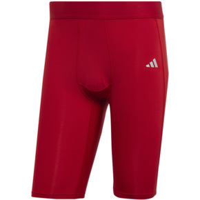 Spodenki męskie adidas Techfit Aeroready Short Tights czerwone HP0616