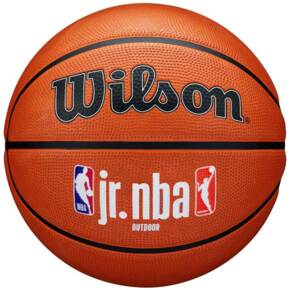Piłka koszykowa Wilson JR NBA Logo Auth Outdoor pomarańczowa WZ3011801XB5