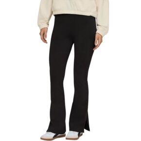 Legginsy damskie Puma Ess High-Waist Flared czarne 688156 01