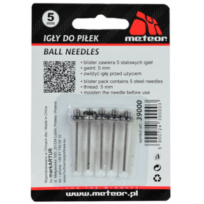 Igły do piłek Meteor 5mm 5szt 39000  