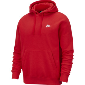 Bluza męska Nike NSW Club Hoodie czerwona BV2654 657