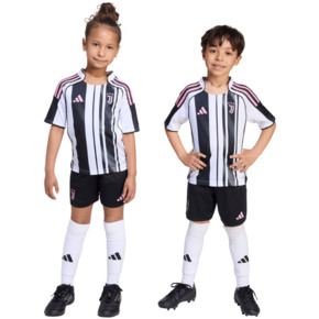Komplet dla dzieci adidas Juventus 25/26 Home biało-czarny JN5220