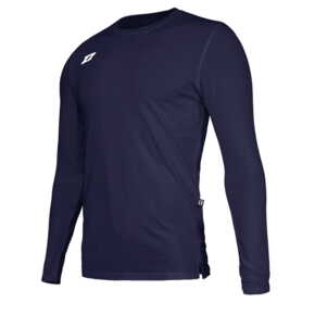 Koszulka bawełniana FABRIL LONGSLEEVE SENIOR  kolor: GRANATOWY